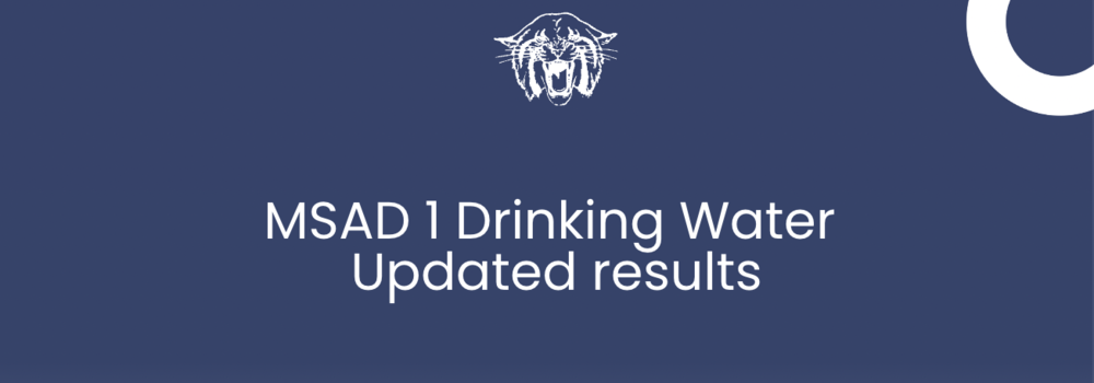 Drinking water results